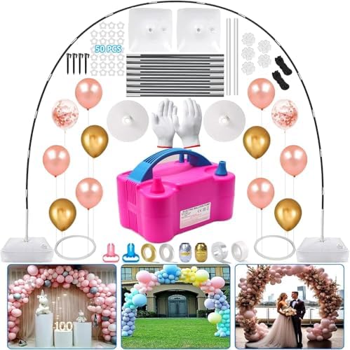 Balloon Arch Kit with Pump 9FT Height 10FT Width