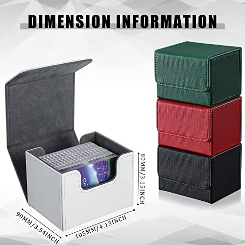 Yookeer 4 Piece Card Deck Storage Box Set
