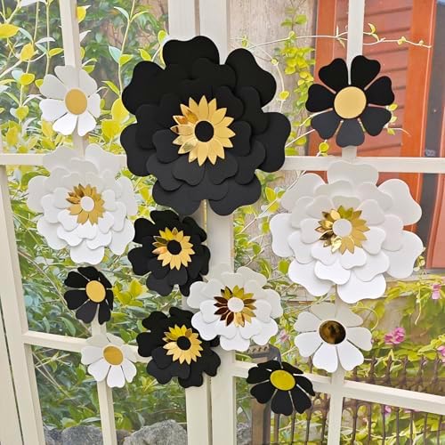 Paper Flower Decor Set for Events and Home Use