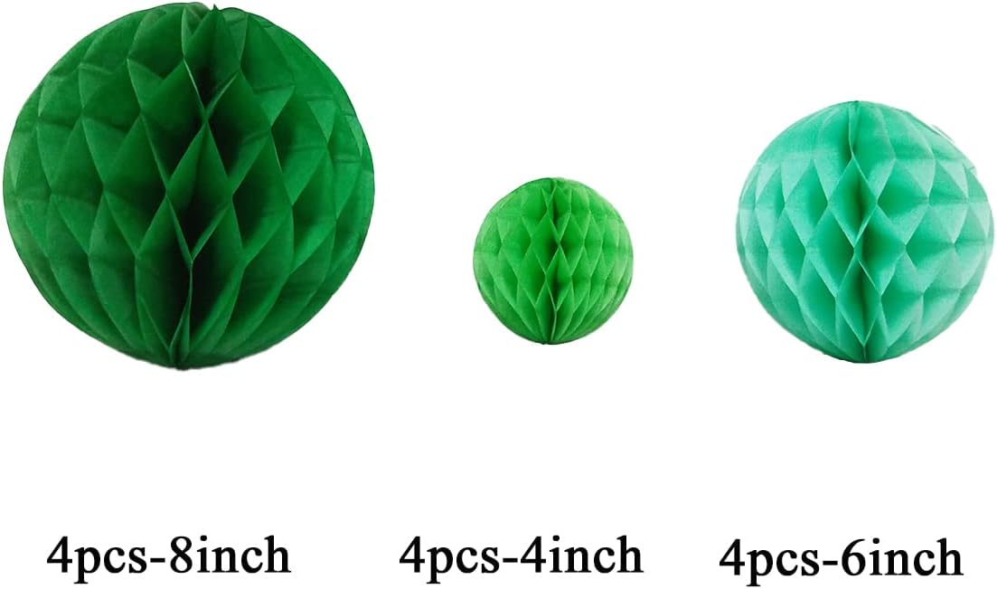 Honeycomb Balls Party Decorations Set 12 Pieces
