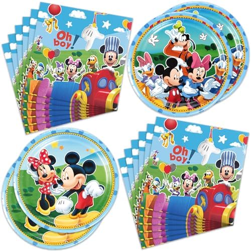 40pcs Mickey Party Supplies Set for Birthday Decor