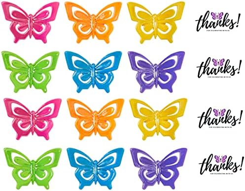 Sprinkle Deco 12 Pack Butterfly Cupcake Toppers