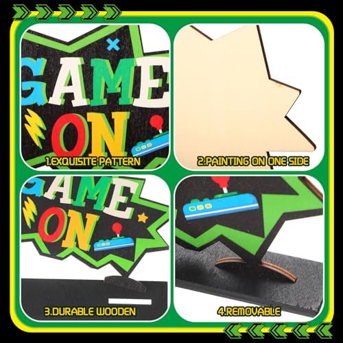 Geetery 6 Pcs Video Game Centerpieces for Tables