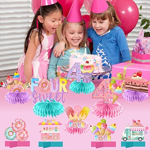 We All Scream 4 Ice Cream Birthday Centerpieces