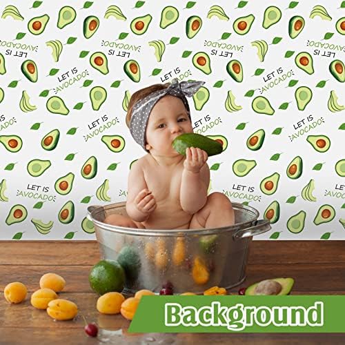 2 Pieces Avocado Tablecloths Birthday Party Decorations