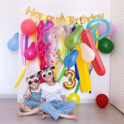 Vibrant Assorted Party Latex Balloons Pack Of 50