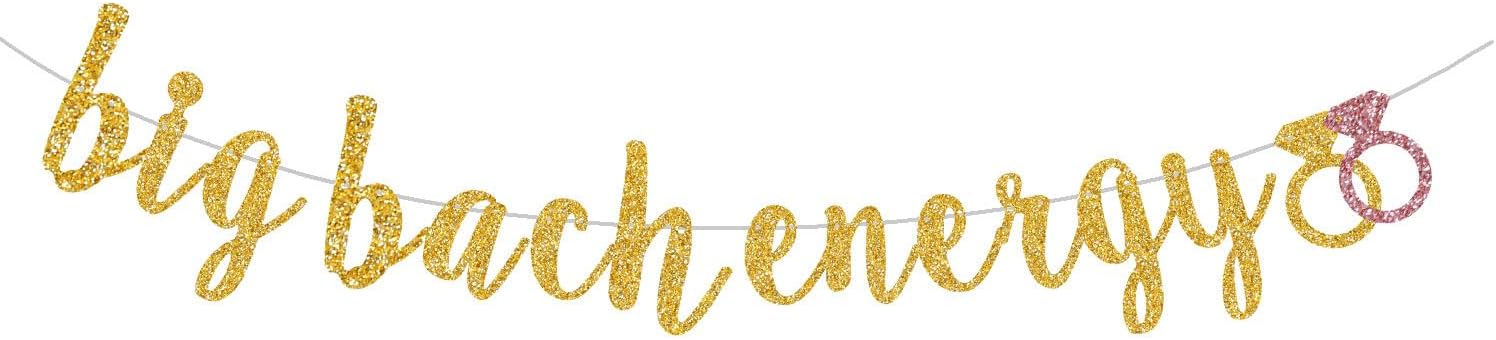 Big Bach Energy Banner Bridal Shower Decor