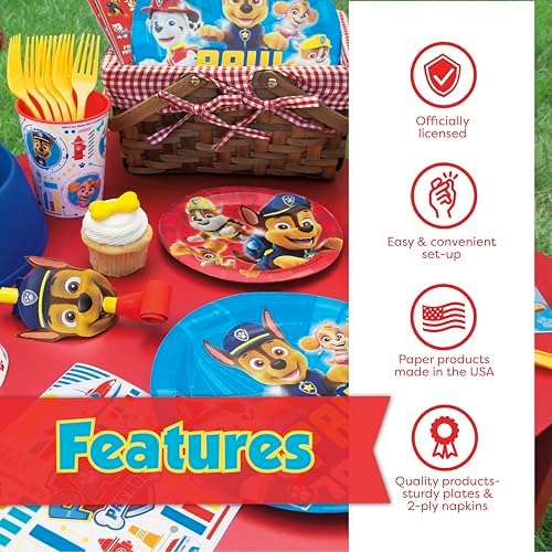 Paw Patrol Birthday Decorations for 16 Guests
