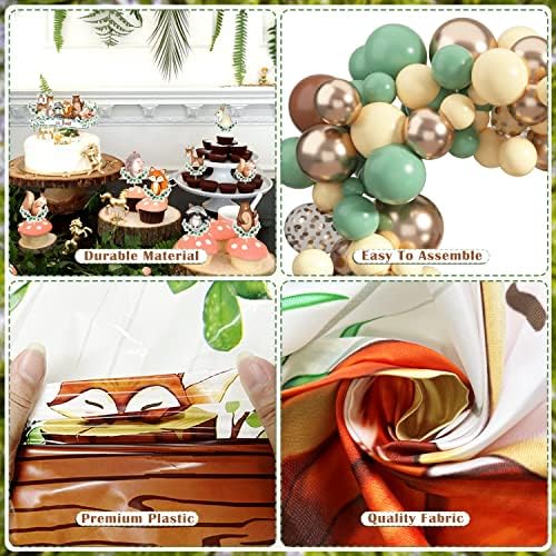 BORAMDO Woodland Animals Baby Shower Decoration Pack