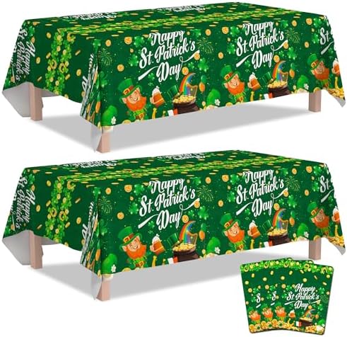 St Patricks Day Tablecloth Set 3pcs
