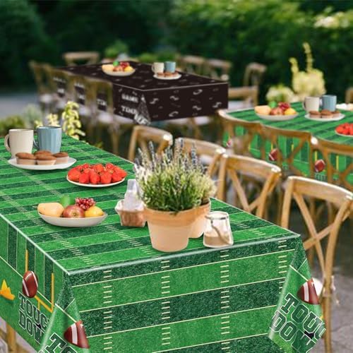 Yavxzvbw Football Tablecloth Set 54x108 Inch 2 Pack