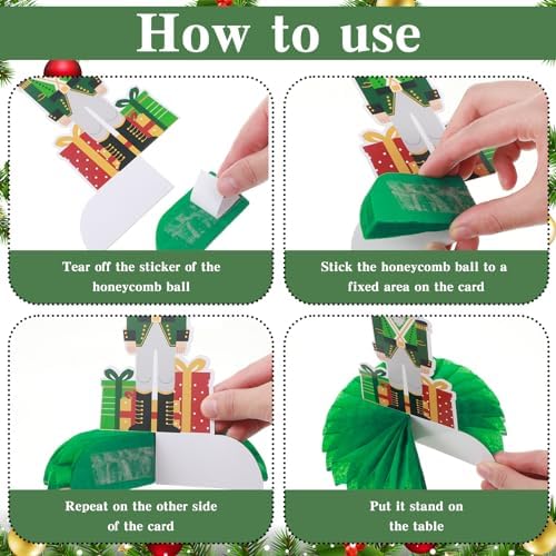 Poen 12 Pcs Christmas Nutcracker Centerpieces
