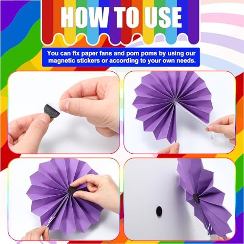 AmazingSpark 48 Pcs Rainbow Decorations for Car and Party