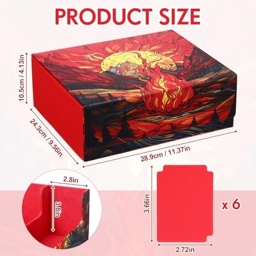 1800 PU Card Storage Box with Magnetic Closure 1