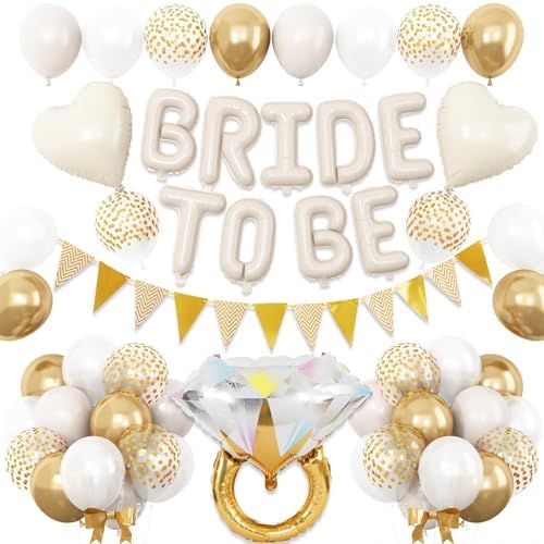 Sand White Bachelorette Party Balloons Decorations Kit