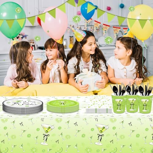 2Pcs Martini Wine Glass Themed Tablecloth for Parties