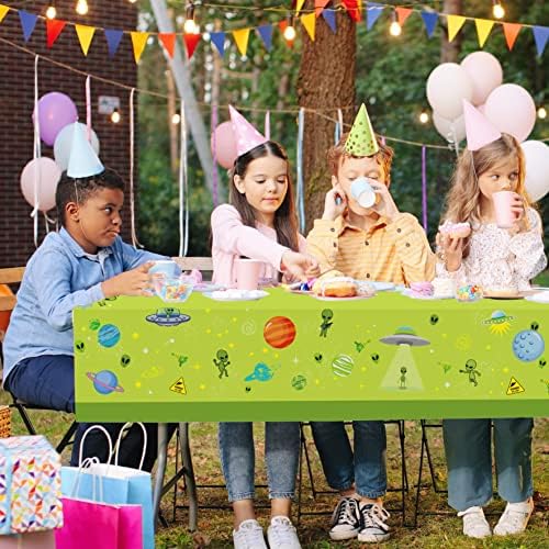 Alien UFO Table Cover for Birthday Parties
