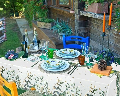 Irenare 3 Pcs Sage Green Plastic Tablecloth for Baby Shower