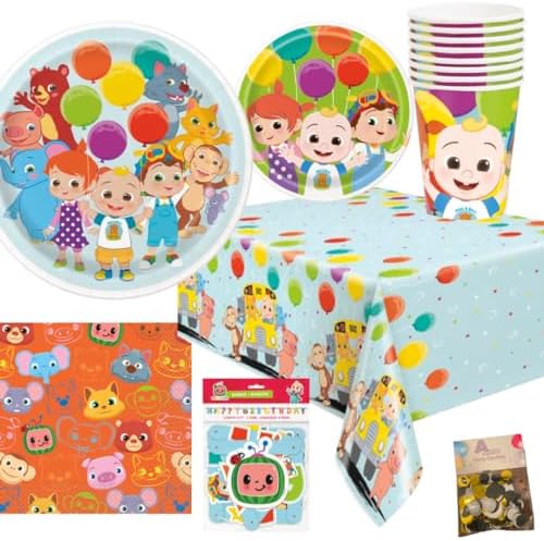Cocomelon Birthday Party Supplies Set