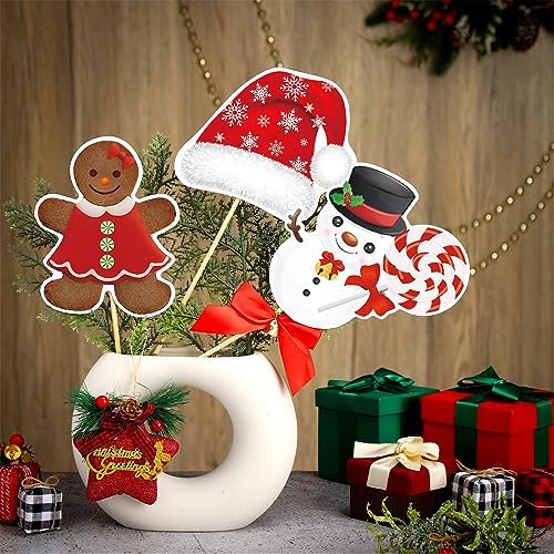 Soaoo 36 Pcs Christmas Vase Filler Sticks Decorations