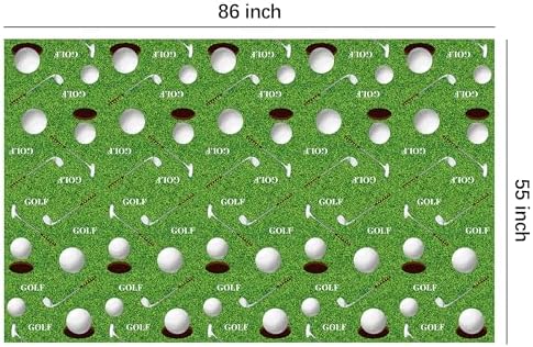 Golf Party Tablecloth Set 3Pcs Disposable
