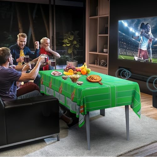 Football Tablecloth 2PCS 54x108 Touchdown Party Cover