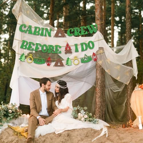 Camp Bachelorette Party Banner - Cabin Crew Before I Do