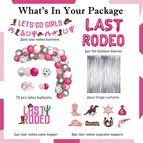 Last Rodeo Bachelorette Party Decorations