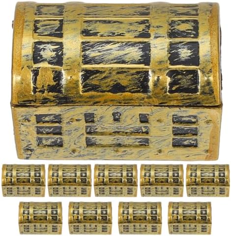 PRETYZOOM Mini Pirate Treasure Chest Set of 20
