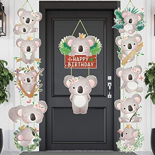 Koala Birthday Decorations Door Signs Banners Party Supplies