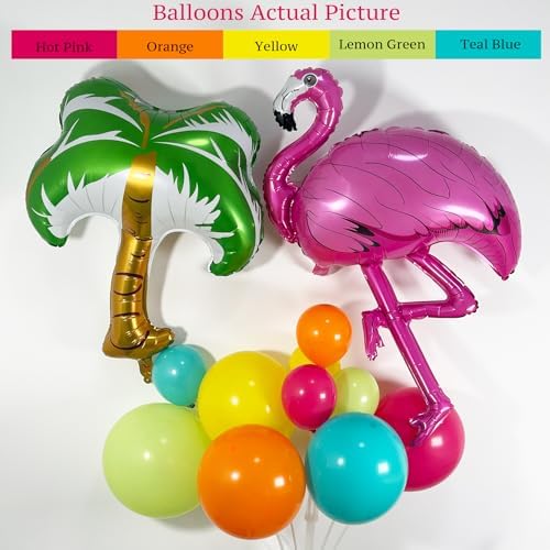 146Pcs Tropical Aloha Balloon Arch Kit