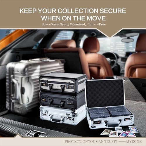AIYEONE Toploaders Storage Box for 3 x 4 Rigid Cards