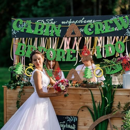 Camp Bachelorette Party Banner - Cabin Crew Before I Do