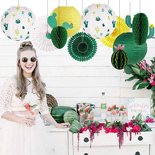Cactus Party Decor Kit - Tropical Hawaiian Decorations