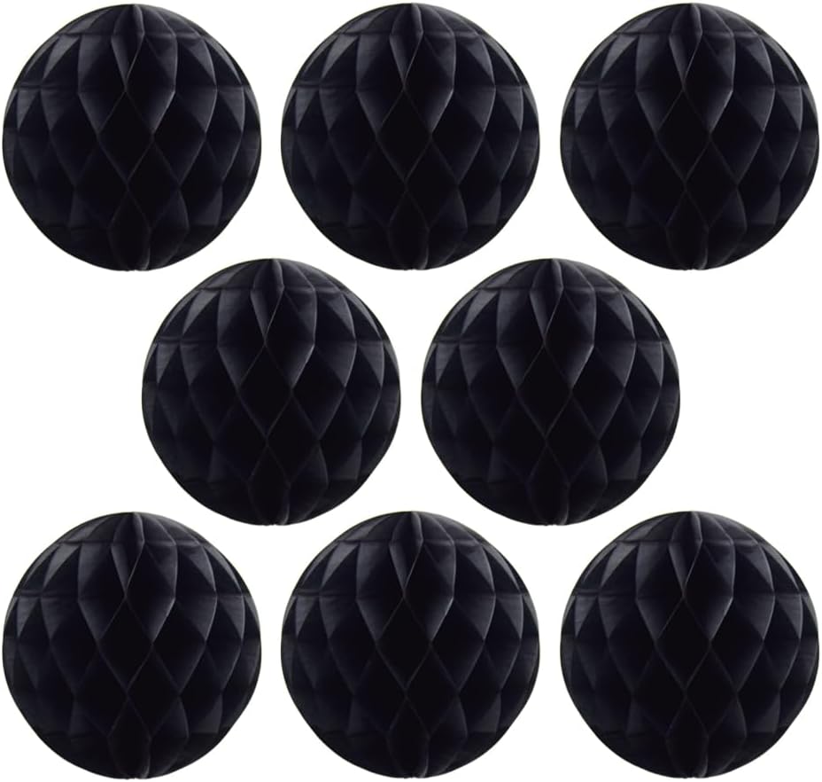 Ruidee 8 Piece Paper Honeycomb Balls Party Decor