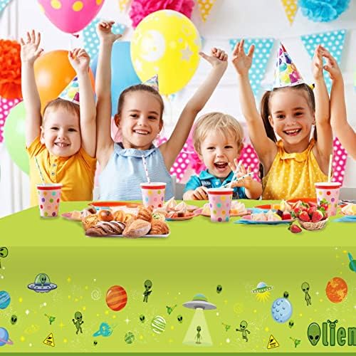 Alien UFO Table Cover for Birthday Parties