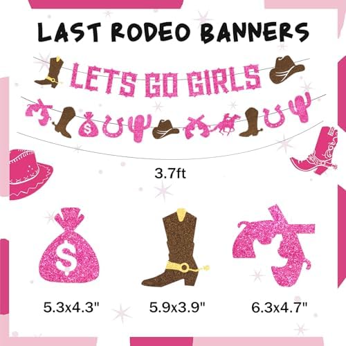 Last Rodeo Bachelorette Party Decorations