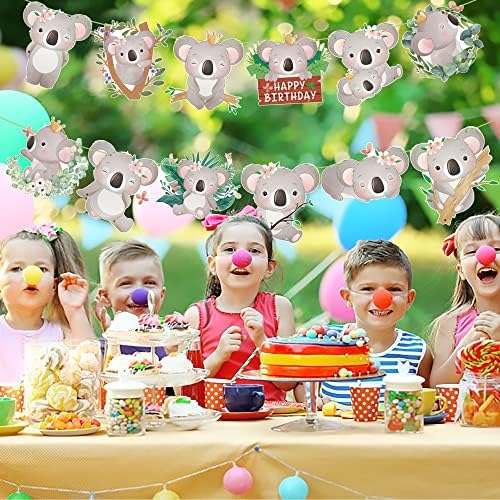 Koala Birthday Decorations Door Signs Banners Party Supplies