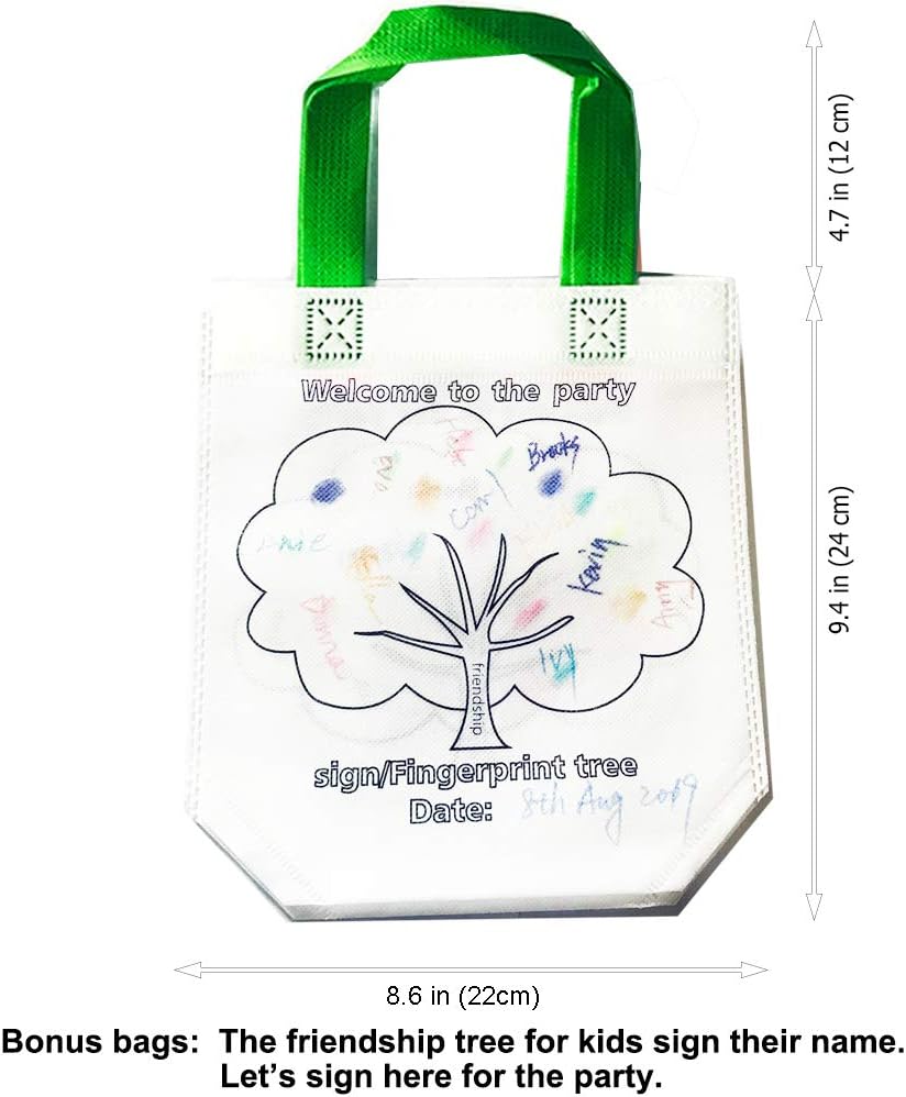 Sand Flower Reusable Coloring Party Bags 12 PCS