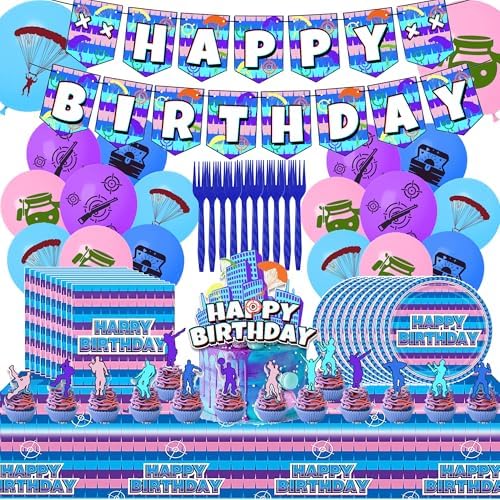 Gaming Theme Birthday Party Decorations Set
