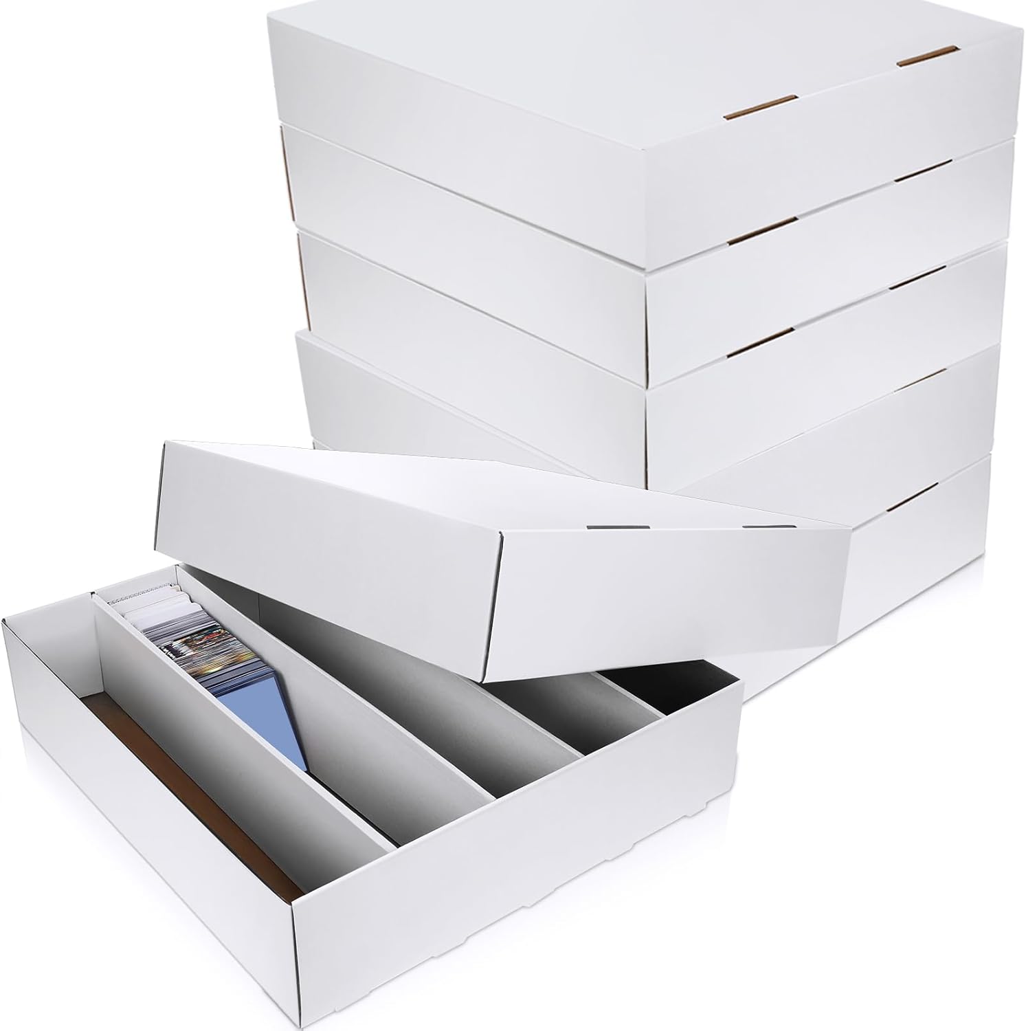Yexiya 6 Pcs Card Storage Boxes for Trading and Gaming Cards