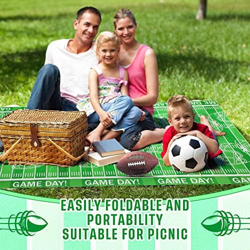 Irenare Football Themed Tablecloths 6 Sheets Set