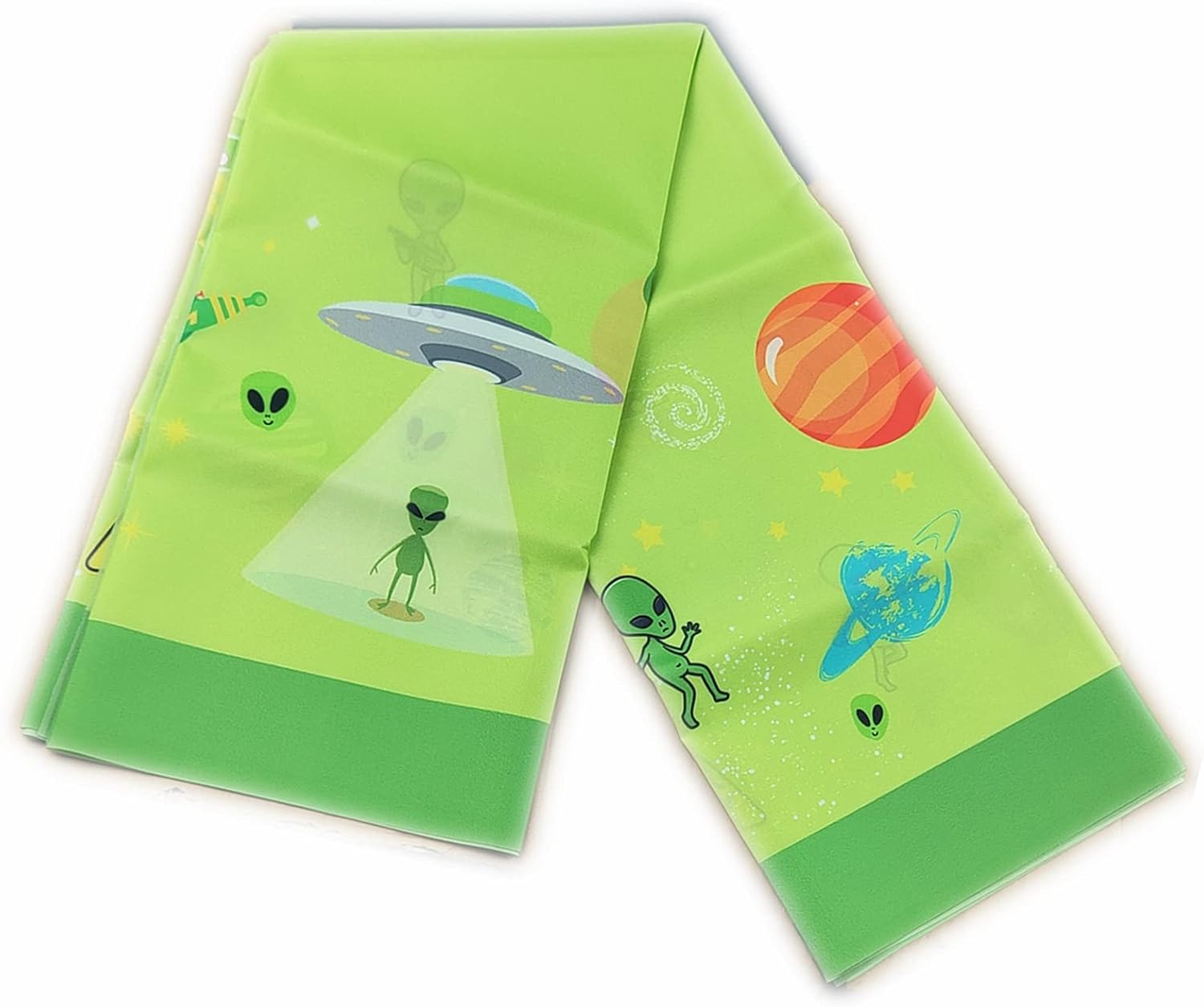 Alien UFO Table Cover for Birthday Parties