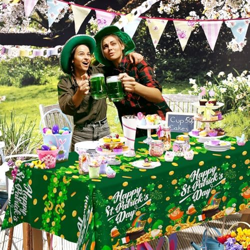 St Patricks Day Tablecloth Set 3pcs