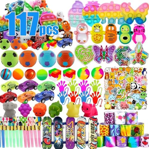 117 Pcs Kids Party Favors Toy Set