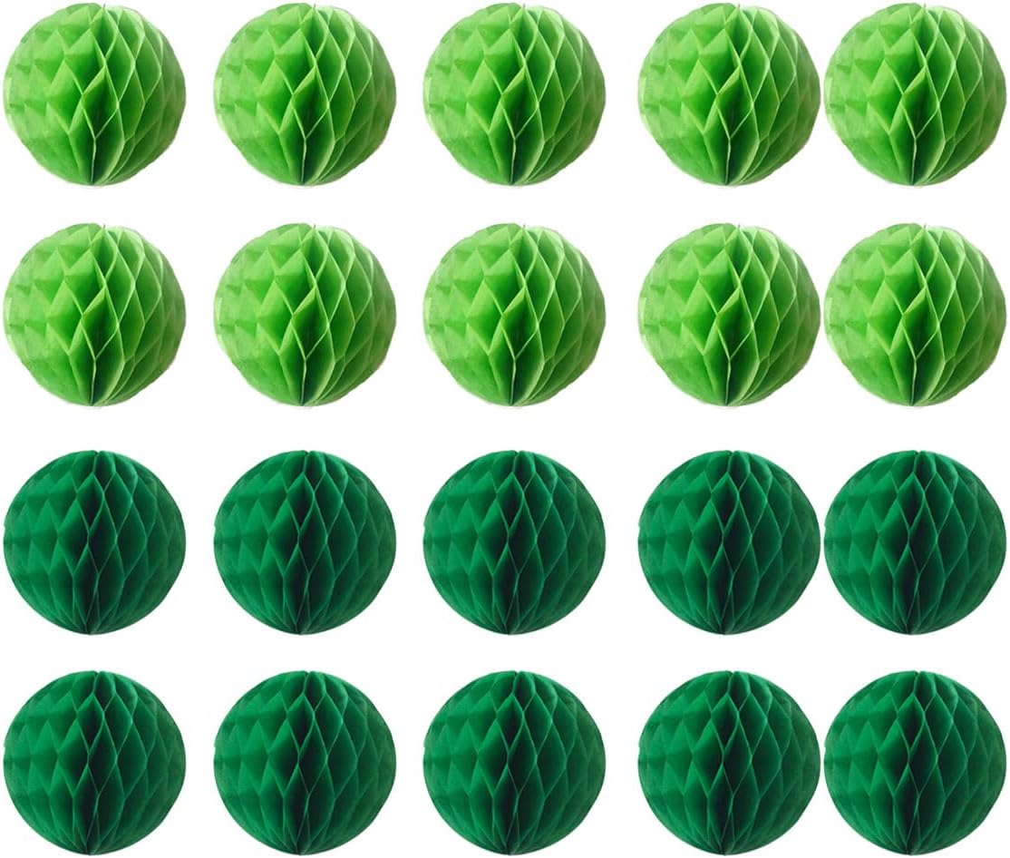 20pcs 6inch Honeycomb Flower Balls for Party Decoration
