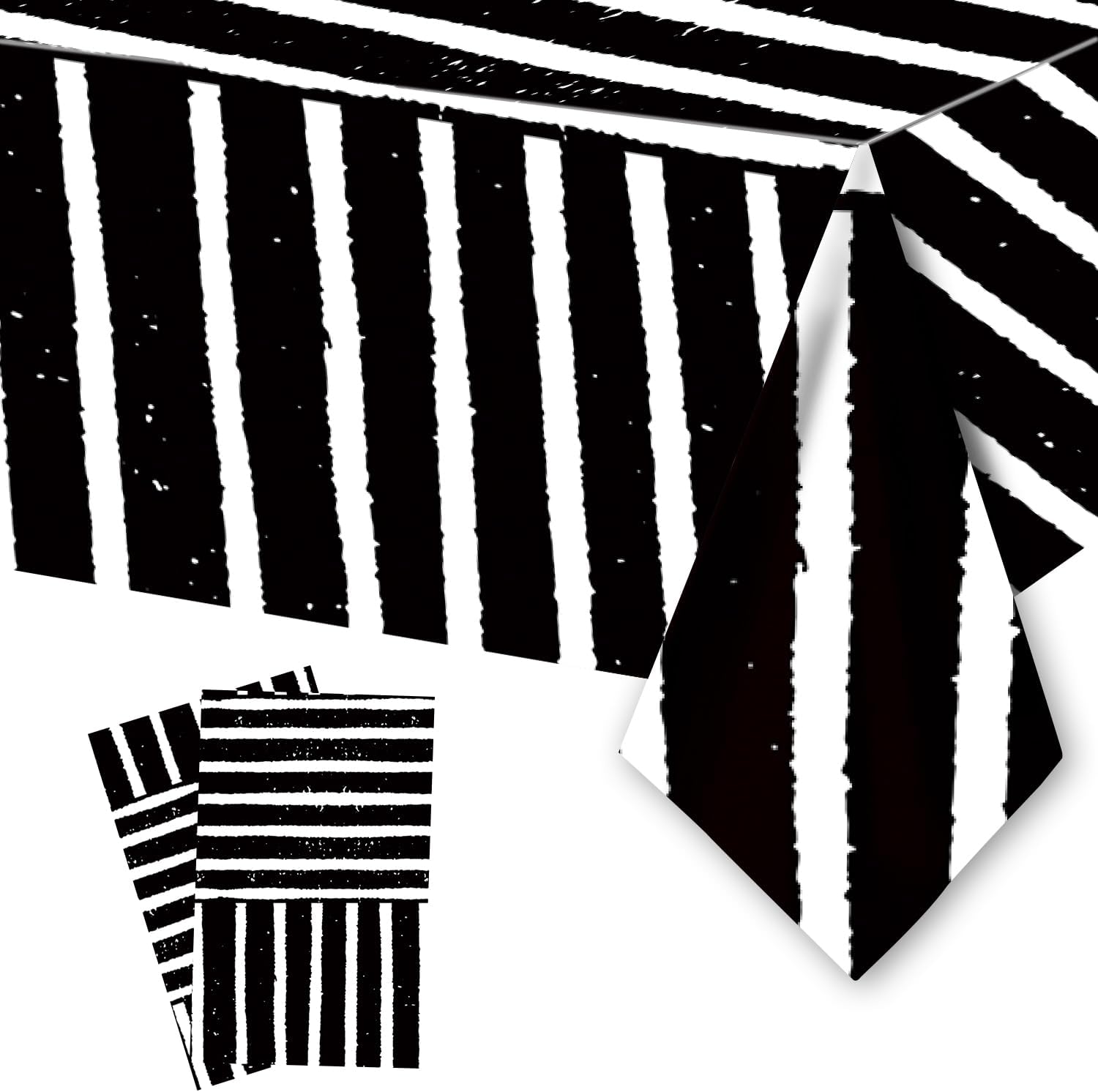 2 Pack Disposable Tablecloth for Birthday and Baby Shower