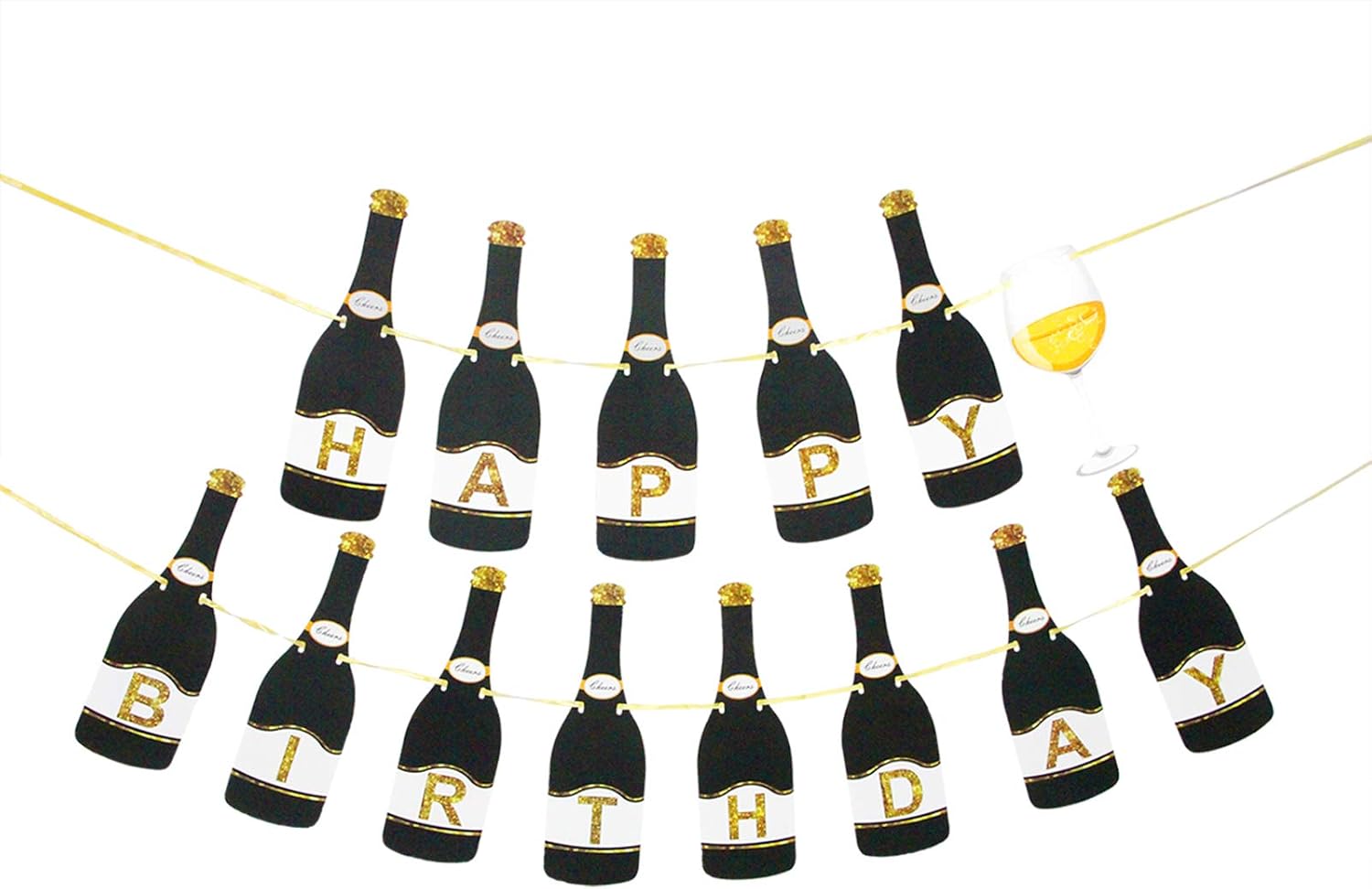 Colorful Birthday Banner for Adult Parties