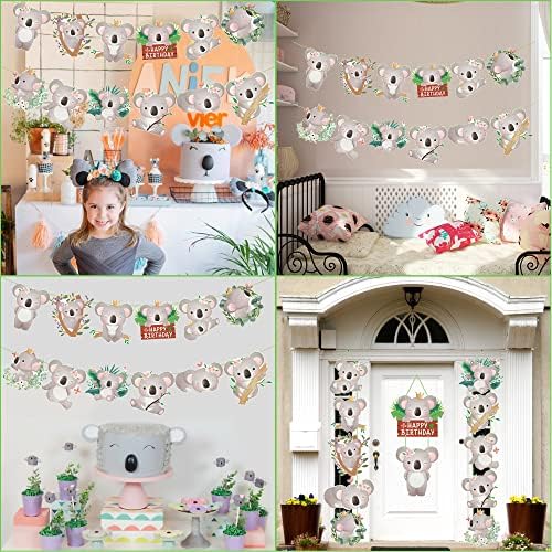 Koala Birthday Decorations Door Signs Banners Party Supplies