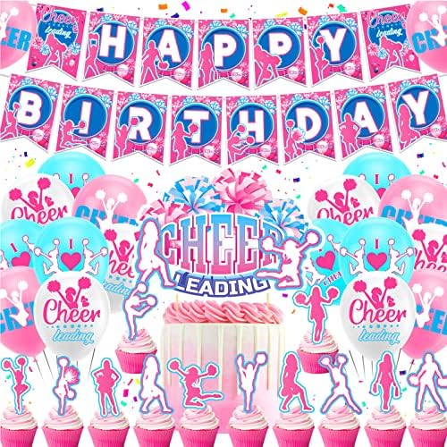 Cheerleading Birthday Party Decorations Set